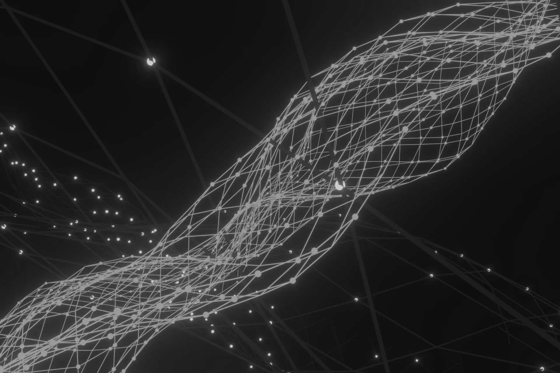 Abstract technology network illustration